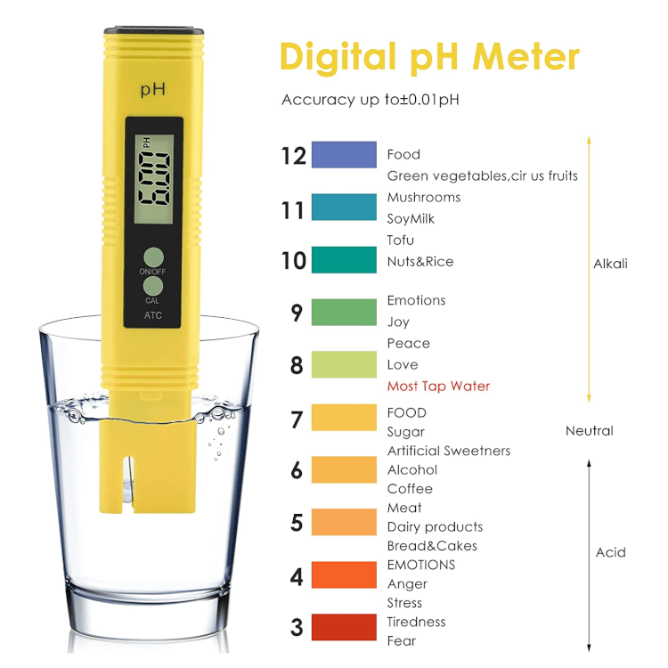 Jauge d'eau numérique TDS / PH mètre