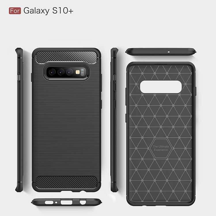 Carbon Panzerglas Hülle/Case für Samsung Galaxy