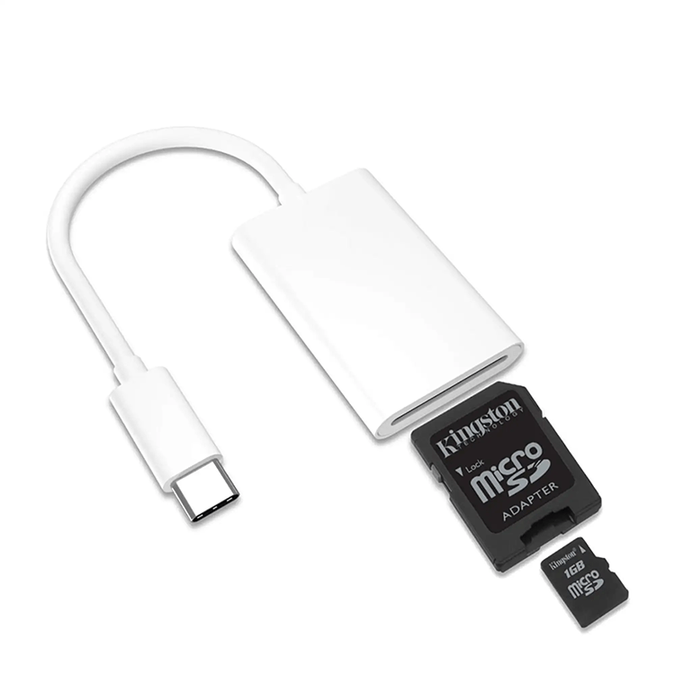 Acheter Lecteur de carte 3 en 1 Type C vers USB SD Micro SD TF, adaptateur  de carte mémoire pour iPad et ordinateur portable, lecteur de carte USB-C