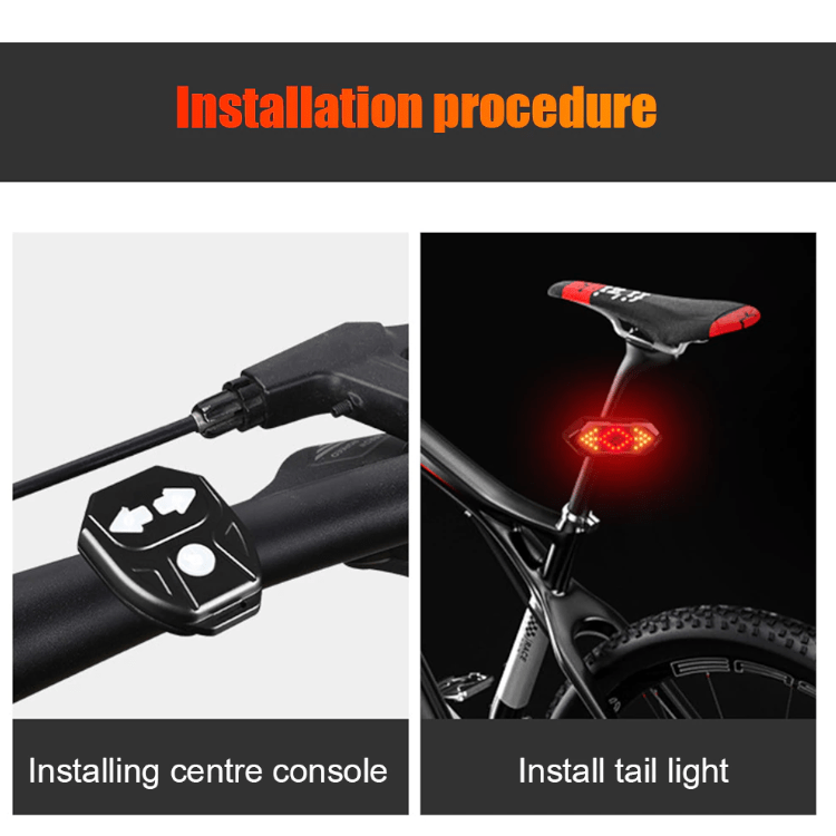 Fahrrad Warnlicht USB Akku LED Ring Rücklicht