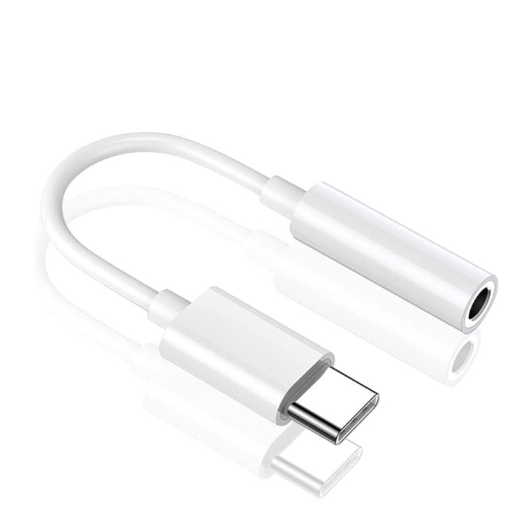 Apple Adaptateur de connexion audio USB-C vers Jack 3,5 mm - Blanc