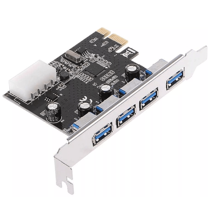 PCIe Adapter 4x USB3.0 Erweiterungskarten-Adapter