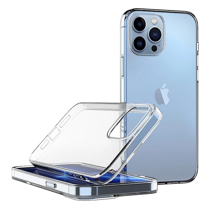 Schutzhülle für Apple iPhone 14 Pro Max Hülle Transparent Slim Cover Clear  Case
