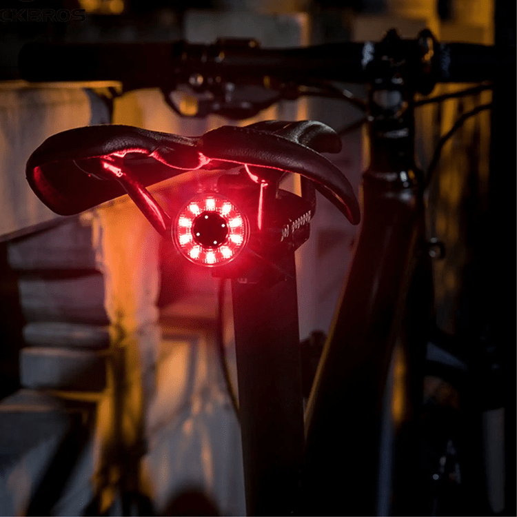2in1 USB Velo Fahrrad Rücklicht LED Warnlicht Rot