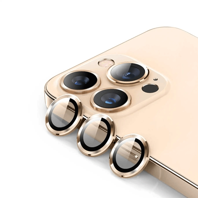 iPhone 14 Pro / iPhone 14 Pro Max Kameraschutz Objektiv Abdeckung Gold