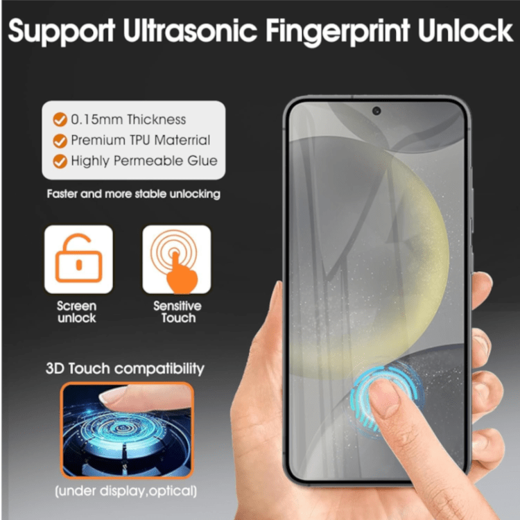 Vista alternativa dell'Galaxy S25 Plus Hydrogel TPU Full Screen Schutzfolie (3 Stück)