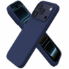 iPhone 18 Pro Max Silikon Case Hülle - Dunkelblau