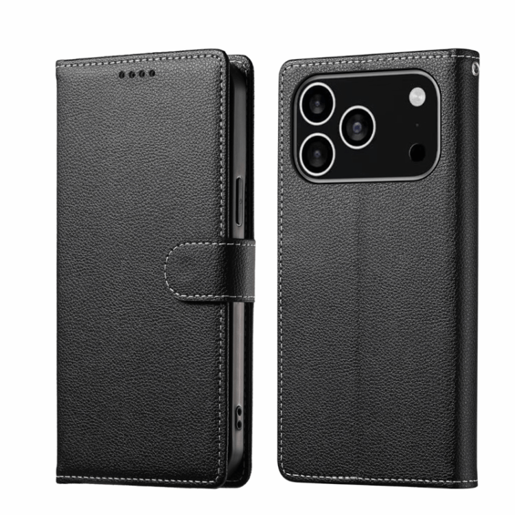 iPhone 18 Pro Flip Wallet Cover Echtleder